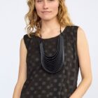 Leather accessory necklace 21768