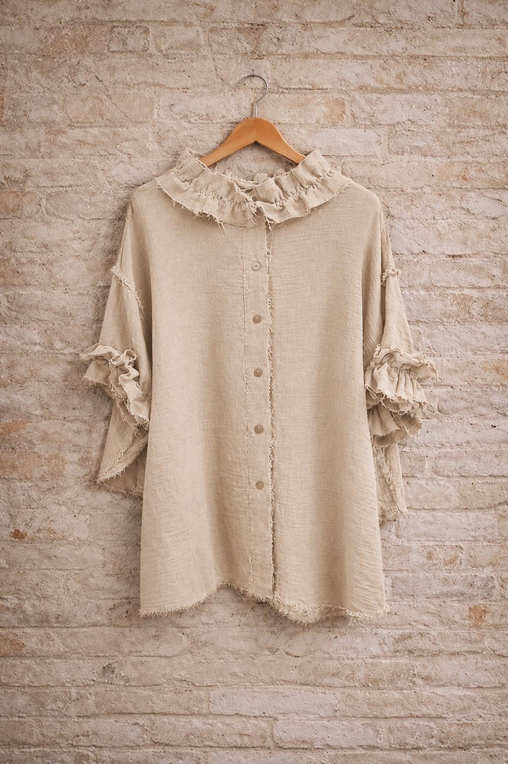 Blouse N002 Beige