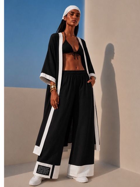 Broek N2083 zwart