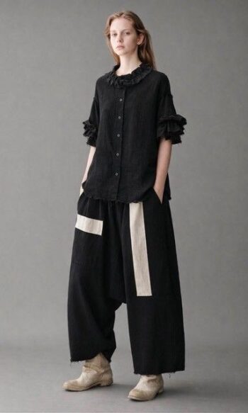 Harum pants N009 zwart