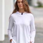 Hoodie blouse 96096 wit