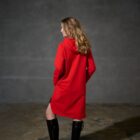 Sweat dress 73011 tomato