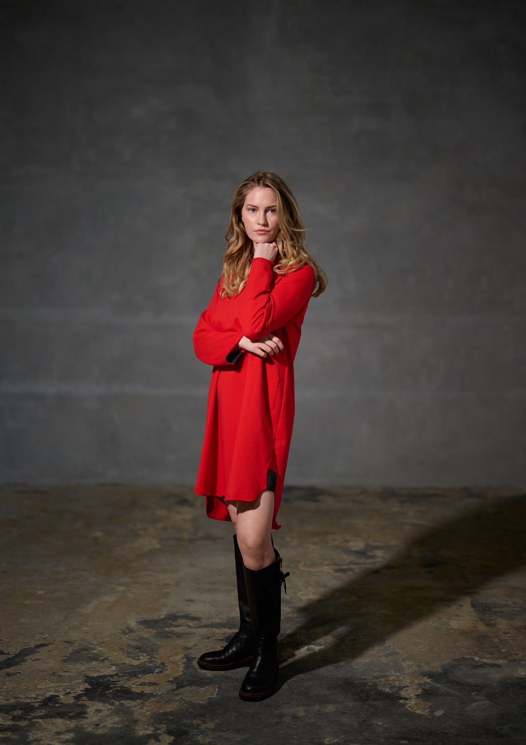 hscph-sweat-dress-73011-tomato-008319-0-6600 Sweat dress 73011 tomato