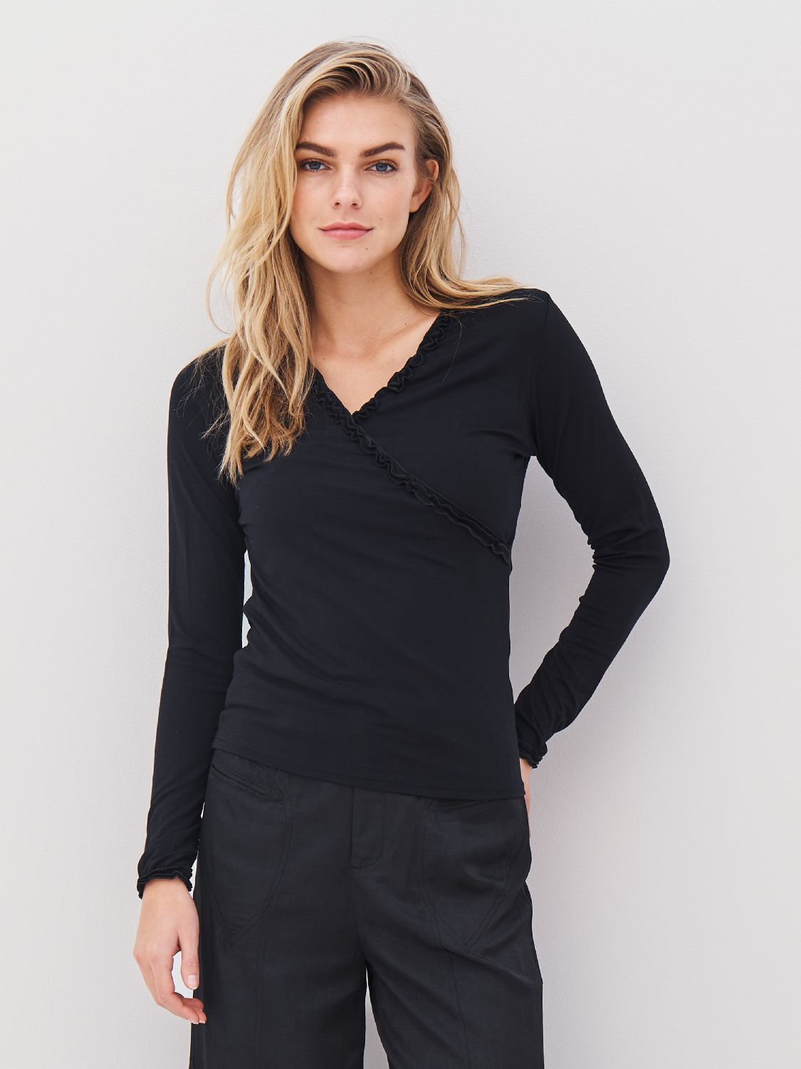 Adele Wrap/Tee l/s 8520-44-000