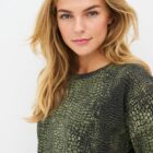 Enola Tee 8931-50-393 Army croco