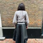 Camaron cable sweater grey